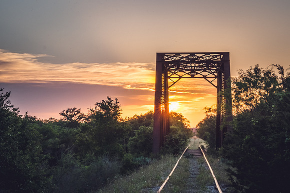 Llano Bridge Sunset
